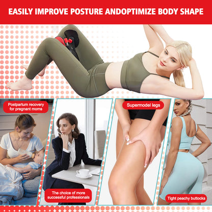 RICAN Thigh Trainer Adjustable Resistance 22-77LBS, Hip Shaper Trainer Machine with Display Counter, Leg Exercise Equipment for Men & Women