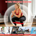 Vibration Plate Exercise Machine, Full Body Workout Vibration Platform with Loop Bands & Remote Control for Home Fitness & Weight Loss & Muscle Toning, Black
