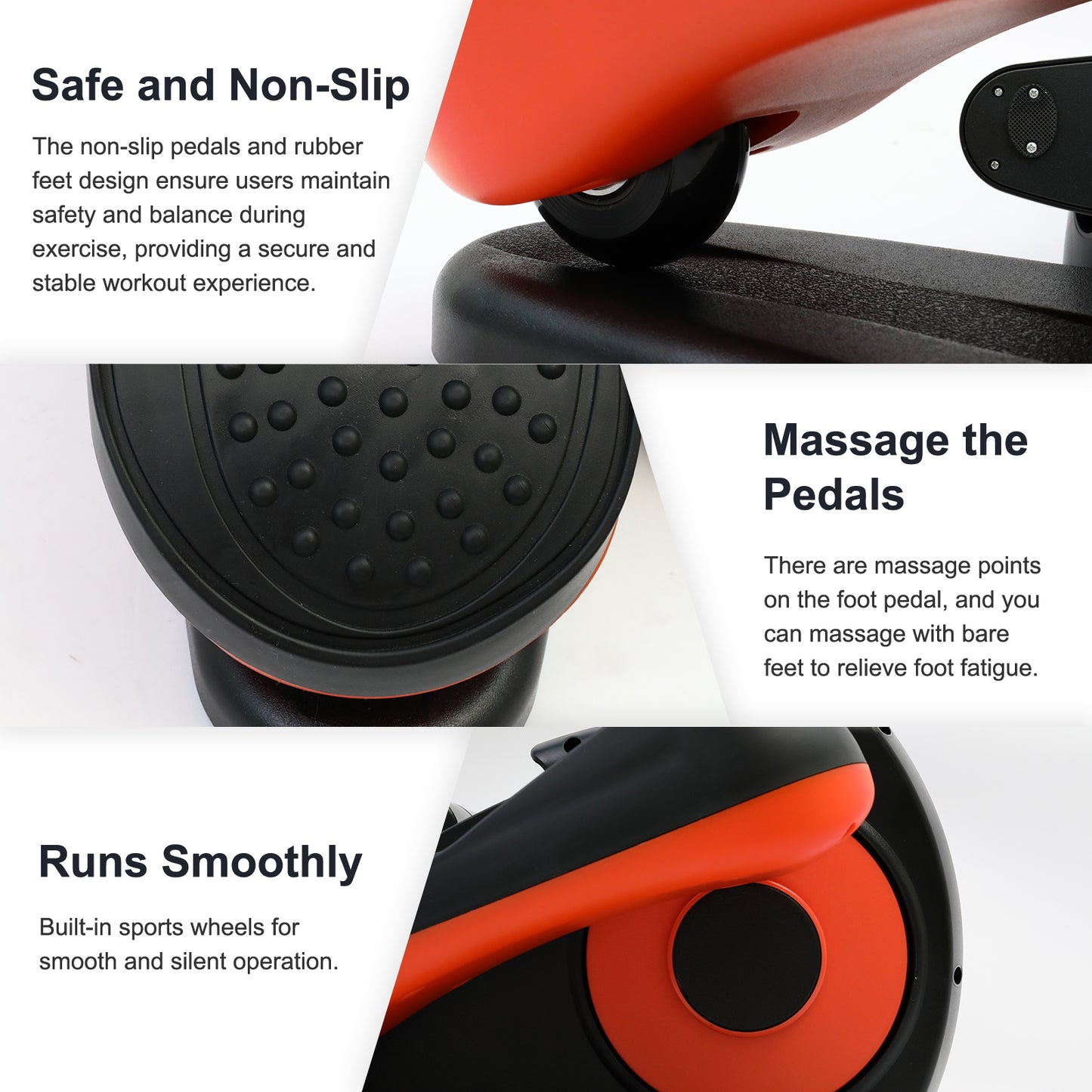 Baokaler Under Desk Elliptical Exercise Machine, Elipsefit Leg Exerciser While Sitting for Seniors, Electric Seated Pedal Exerciser, Mini Elliptical Machines for Home Office