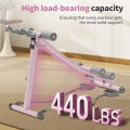 Foldable Ab Machine Ab Trainer, Strength Training Crunch Trainer Adjustable for Core Workout & Fitness