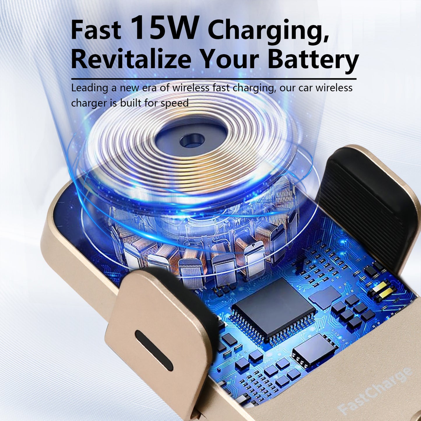 Wireless Car Charger,15W Fast Charging Auto-Clamping Car Charger Phone Mount Air Vent Cell Phone Holder for iPhone 17/16/15/14/13/Pro/12 pro/12/11,Samsung Galaxy S23/S22/S21/S20,etc