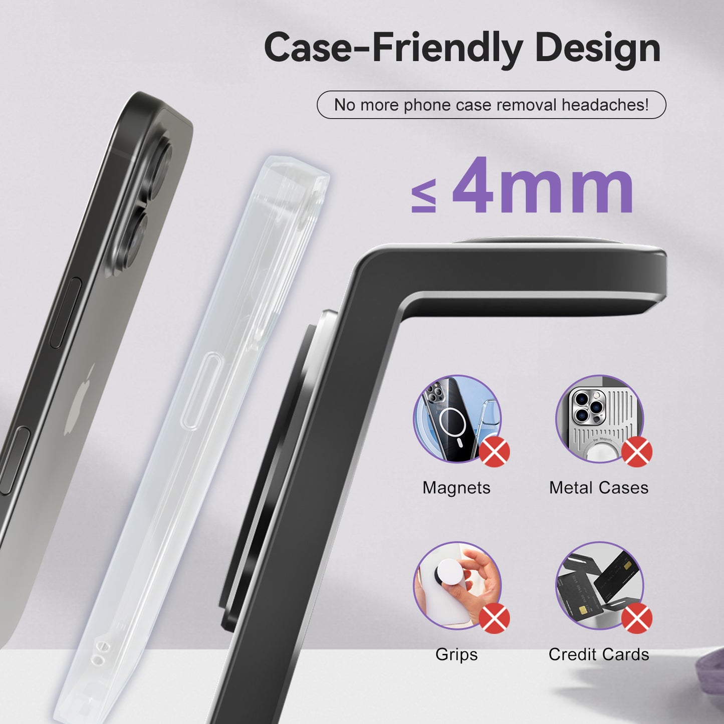 Charging Station, 15W Fast Wireless Charger for iPhone 16 15 14 13 12 Pro X Max XR, Compatible with AirPods iWatch,3 in 1 Magnetic Stand