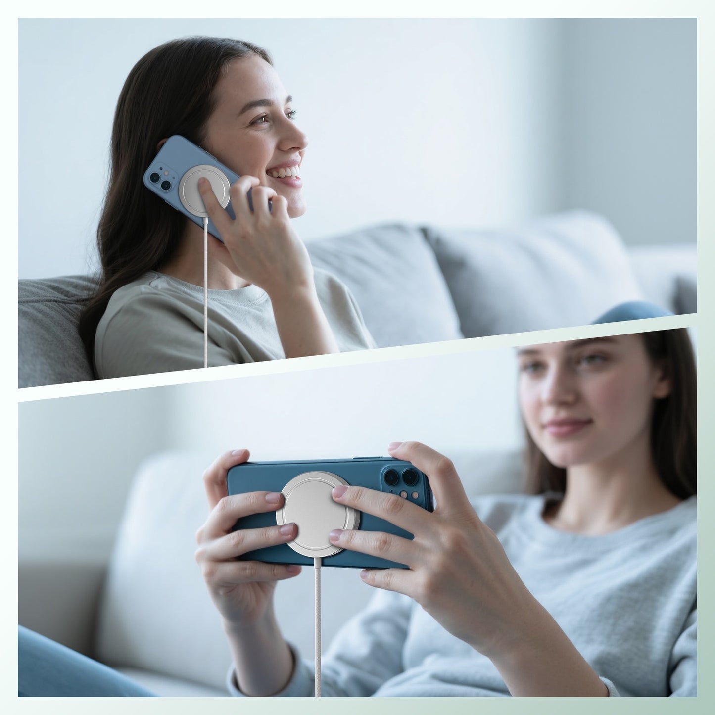 Wireless Charger for iPhone, 25W Phone Charger Compatible with iPhone 17 16 15 13 14 12 Series, Charging Pad Compatible with AirPods 4 3 2, Ideal for Travel Home Office, White(1 Pack)