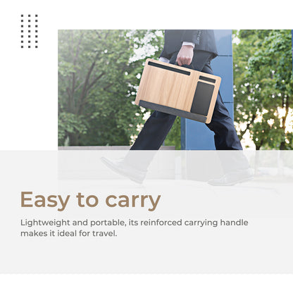 Lap Desk, Laptop Bed Table Home Office Portable Computer Lapdesk Soft Pillow Cushion Tray Work Gaming Couch