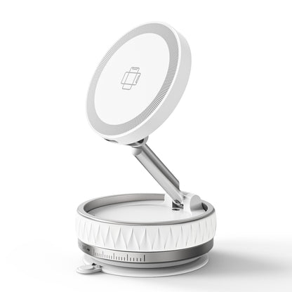 Wireless Car Charger, Ultra Magnetic Phone Holder for Car Dashboard, 15W Charging, Cell Phone Holder Charger, Car Accessories for iPhone 17 16 15 14 13 12 (White)