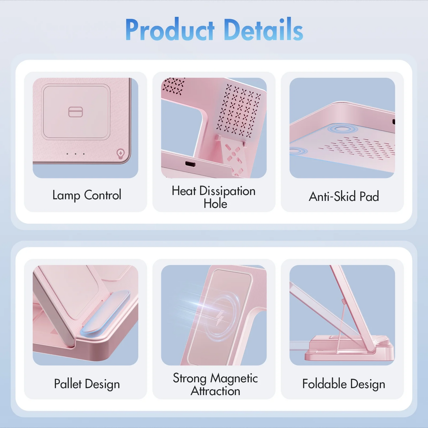 Wireless Charger for iPhone,3 in 1 Wireless Charging Station for iPhone 17 16 15 14 13 12 11 Pro Max Plus XS XR X 8,for iWatch 9 8 7 6 5 4 3 2 SE,for AirPods 3 2 Pro,Pink,No Adapter