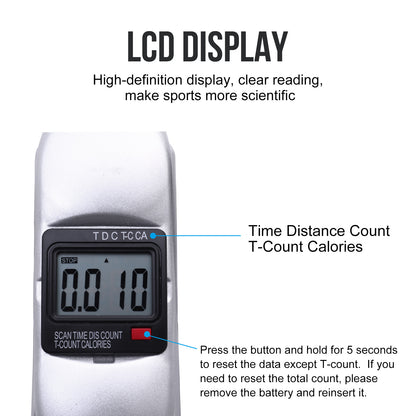 Under Desk Bike Pedal Exerciser Mini Exercise Bike, Portable Foot Cycle Arm & Leg Peddler Machine with LCD Screen Displays