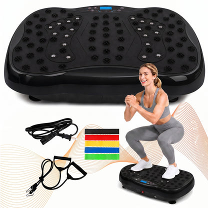 Vibration Plate Exercise Machine-Bluetooth, Vibration Plate for Muscle Relaxation, Whole Body Workout Vibrate Fitness Platform, Waver Vibration Plate for Body Toning