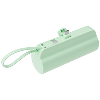 Power Bank, Mini Portable Charger with Dual Output, 4500mAh Battery Pack Compatible with iPhone, Compatible with Samsung, and More, Green