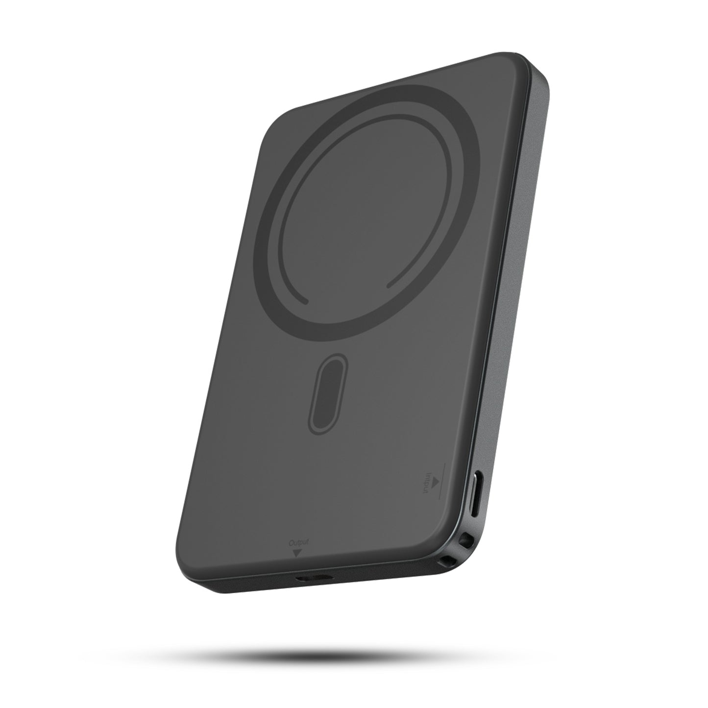 Portable Charger, 5000mAh Power Bank for iPhone, 20W PD Fast Charging, Ultral Slim Wireless Battery Pack Compatible with 17 16 15 14 13 12, Perfect Gift for Family, Black