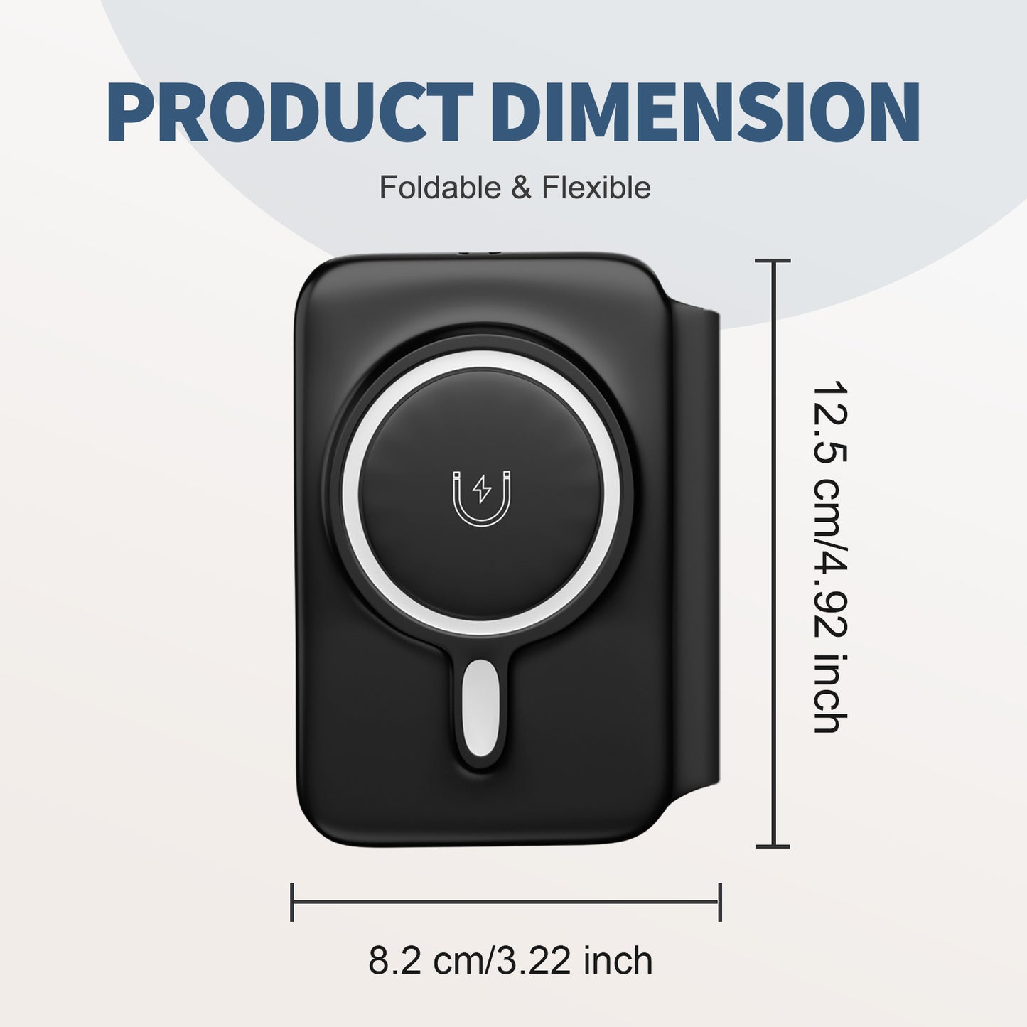 Wireless Charger for iPhone, 3 in 1 Magnetic Charging Station for Apple Devices for iPhone 16 15 14 13 12 Pro Max Plus - Foldable Charging Pad for Apple Watch Series Airpods 4 3 2 Pro, Black